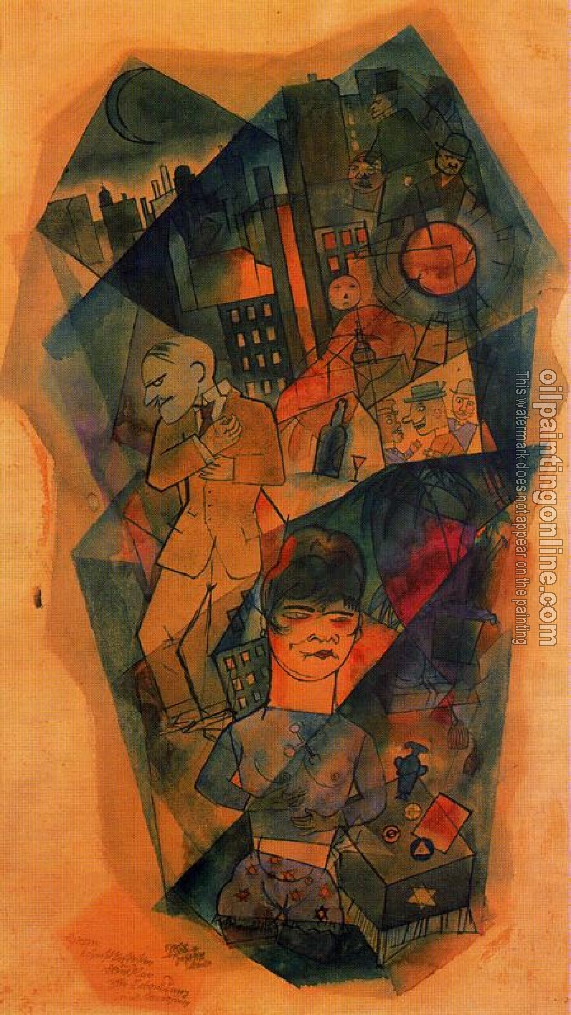 George Grosz - Whisky